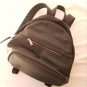 Forest Green Backpack purse by French Connection EUC